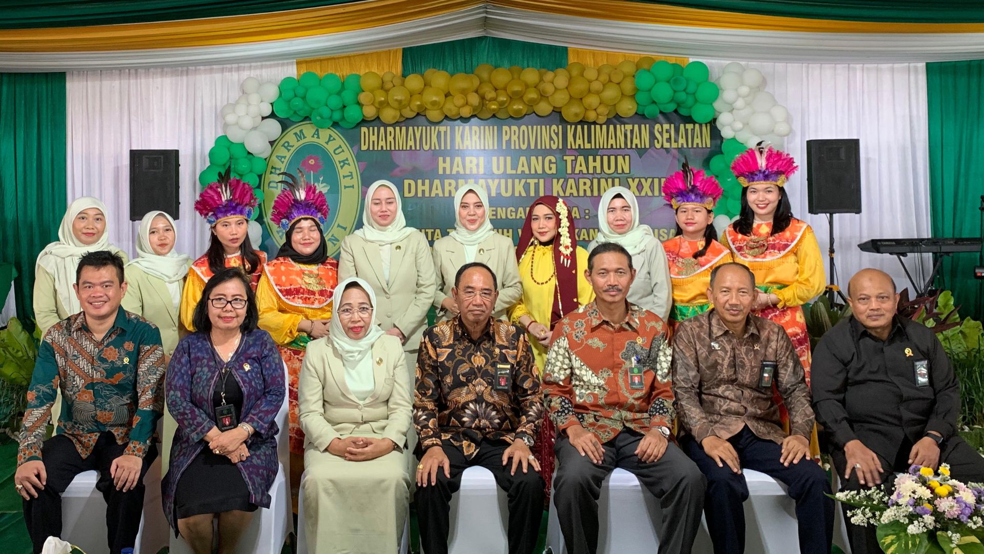 Dharmayukti Karini Provinsi Kalimantan Selatan mengadakan Hari Ulang Tahun Dharmayukti Karini XXII