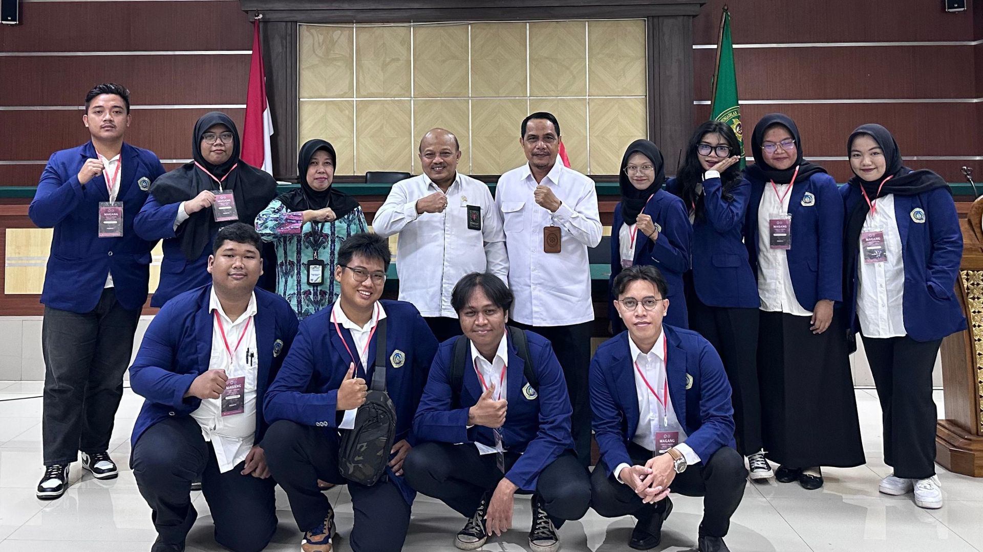 Penerimaan dan Pengarahan Mahasiswa Magang pada Pengadilan Tinggi Tata Usaha Negara Banjarmasin