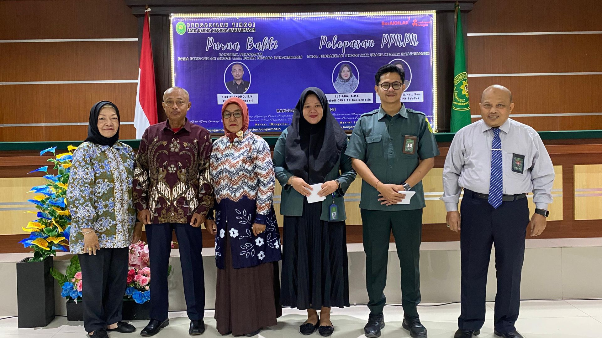 Purnabakti Panitera Pengganti dan Pelepasan PPNPN Pengadilan Tinggi Tata Usaha Negara Banjarmasin