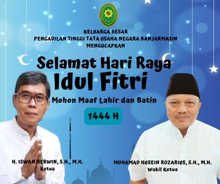Selamat Idul Fitri 1444 H