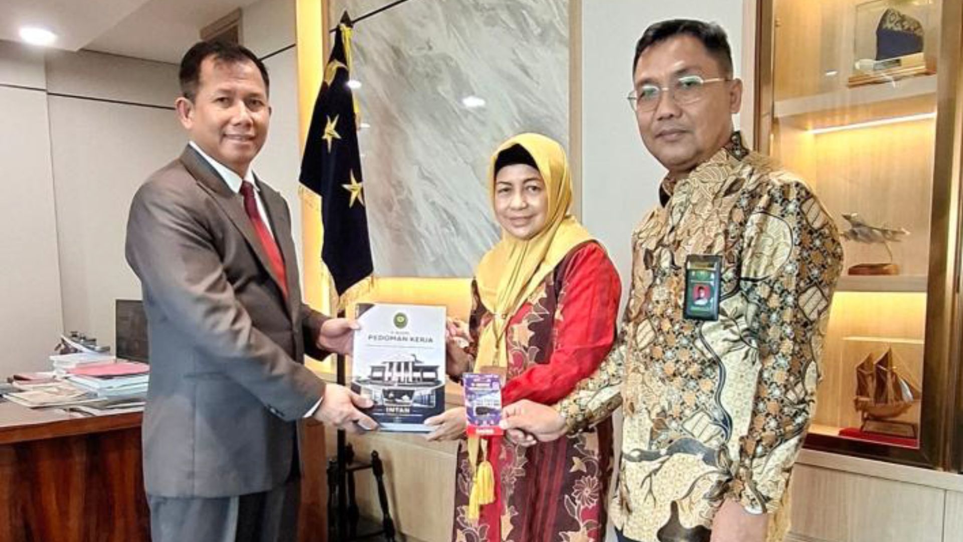 Dirjen Badilmiltun Terima Kunjungan Pimpinan PTTUN Banjarmasin