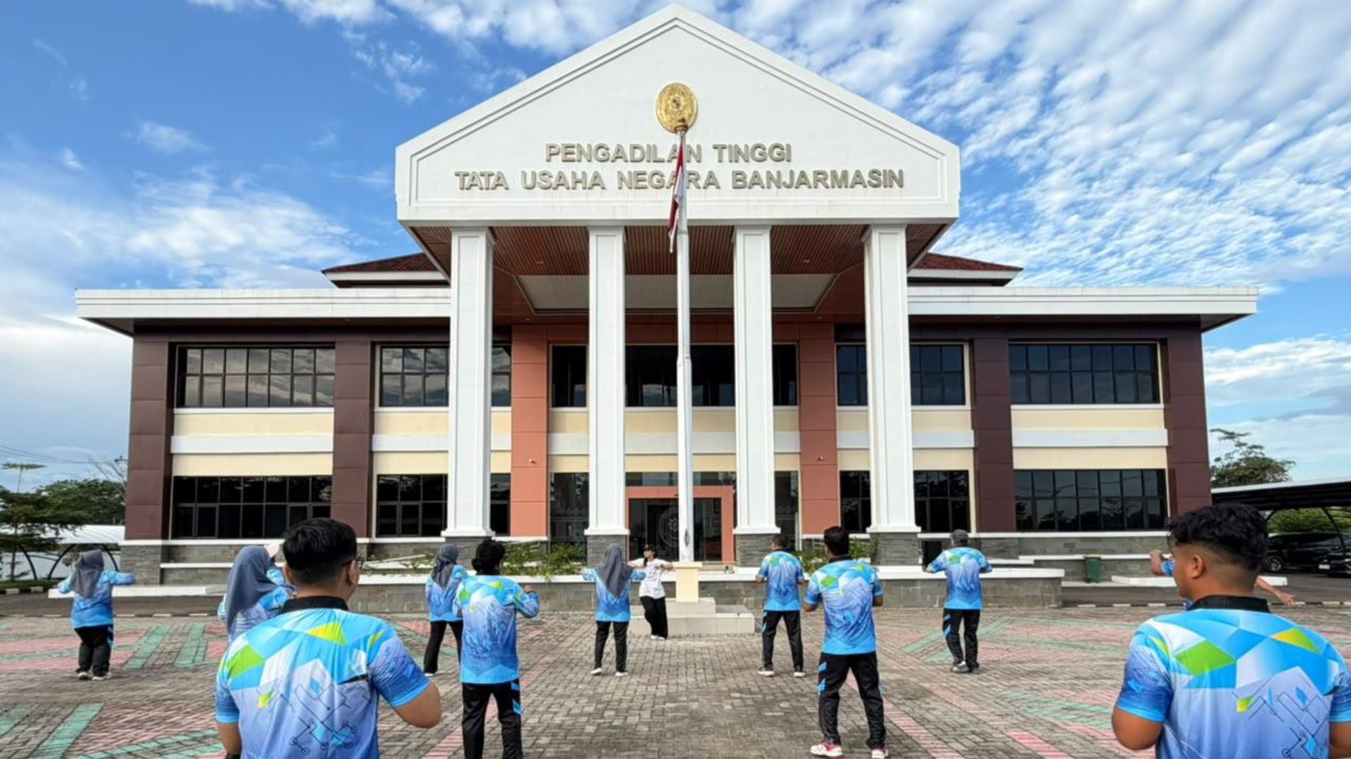 Senam Pagi Bersama Aparatur Pengadilan Tinggi Tata Usaha Negara Banjarmasin