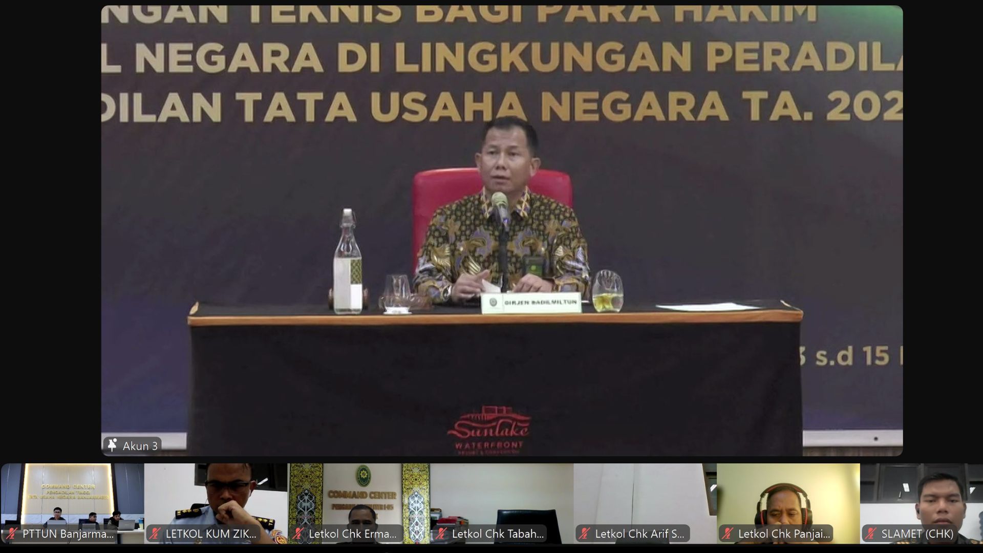 Bimbingan Teknis Optimalisasi Informasi dan Komunikasi Secara Daring