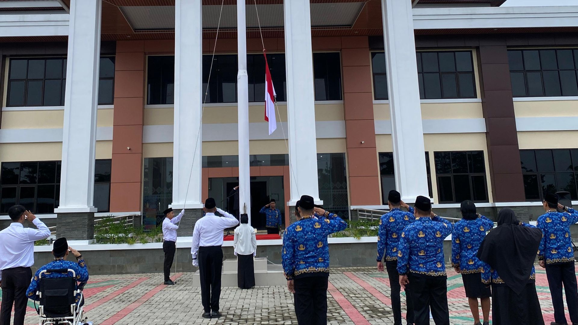 Upacara Peringatan Hari Lahir Pancasila di PengadilaN Tinggi Tata Usaha Negara Banjarmasin