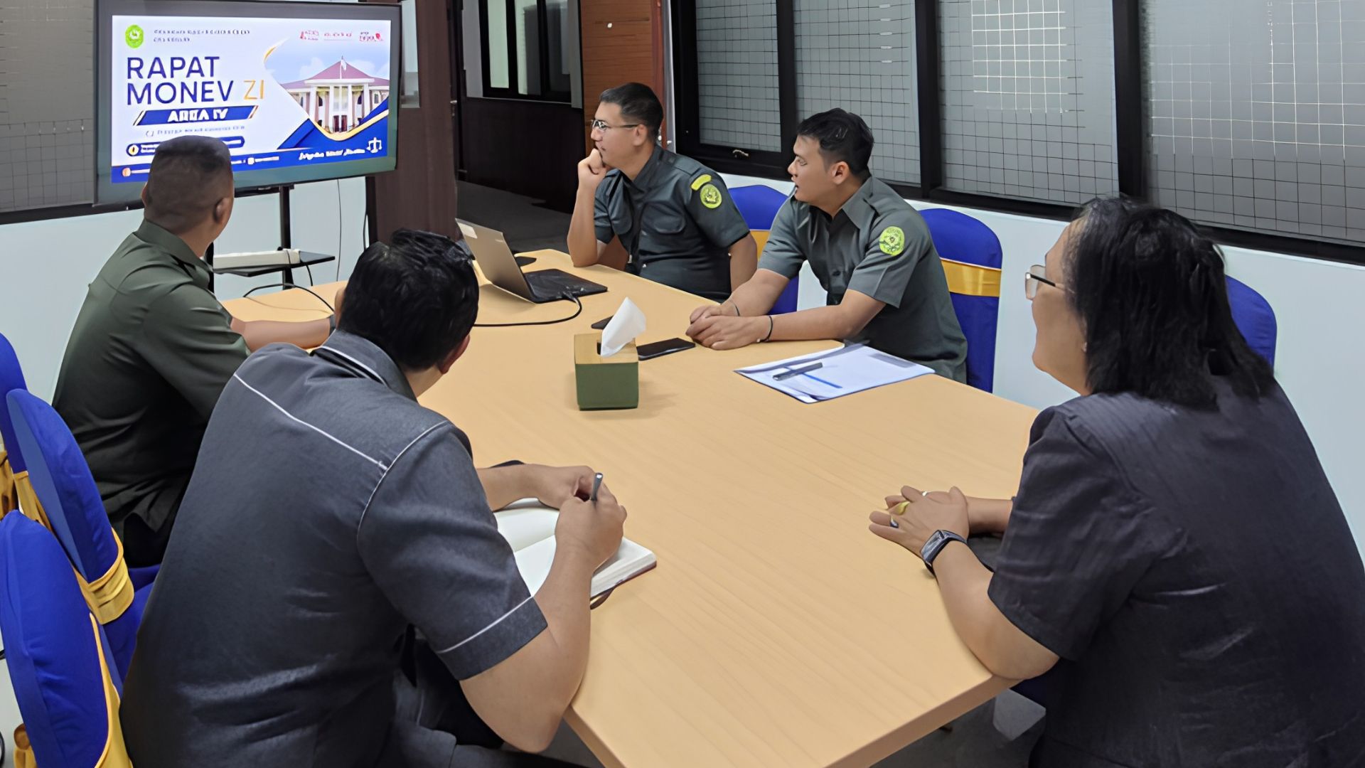 Tim Kerja Pembangunan Zona Integritas Area IV PTTUN Banjarmasin Laksanakan Monev Periode Agustus 2026