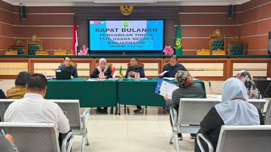 Perkuat Integritas dan Budaya Kerja, PTTUN Banjarmasin Gelar Rapat Dinas Bulanan Periode Juli 2026
