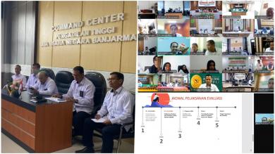 Pendampingan Desk Evaluation AKIP TA 2023 Secara Daring Oleh Badan Pengawas Mahkamah Agung RI