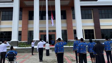 Upacara Peringatan Hari Lahir Pancasila di PengadilaN Tinggi Tata Usaha Negara Banjarmasin