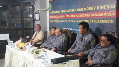 Pembinaan, Pengawasan dan Monev Kinerja ke Pengadilan Tata Usaha Negara Banjarmasin